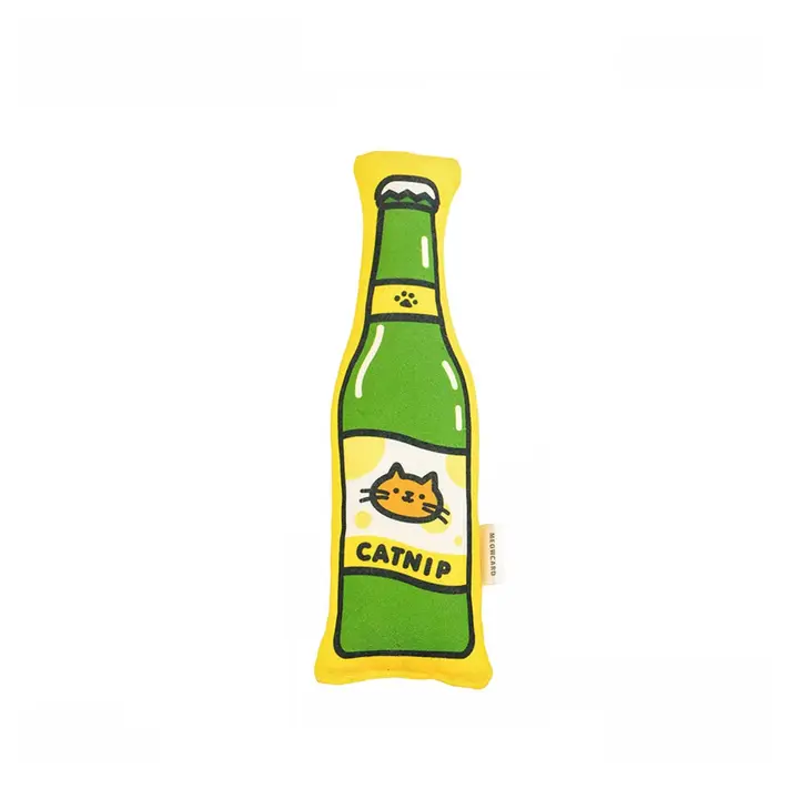 猫のおもちゃ 磨爪用ビールボトルデザイン【音の出るおしゃべりボード】