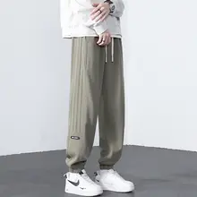 秋季用 メンズカジュアルパンツ【フィット・束脚デザイン】（セットアップ対応）