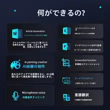静音設計のAI対応ワイヤレスBluetoothマウス【音声入力・充電式】