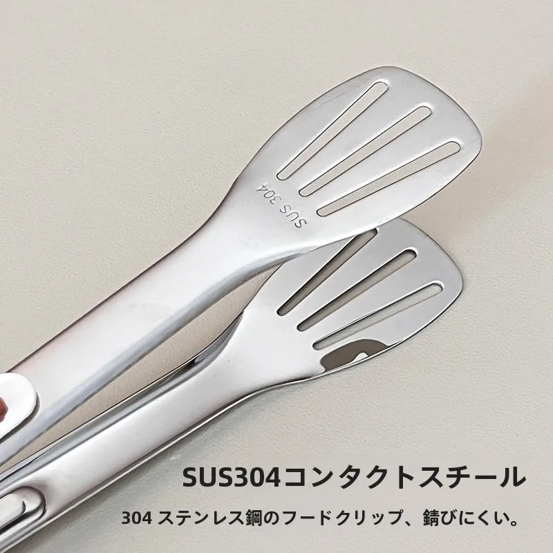 厚手304ステンレス製食品用クリッパー：バーベキューで焼肉や野菜を確実に切り取り