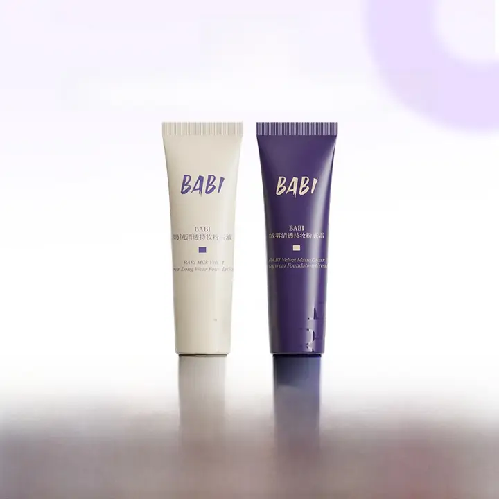 クリームファンデーション ベルベットマット 脂性肌向け 薄づき 化粧持ち カバー力 「BABI」