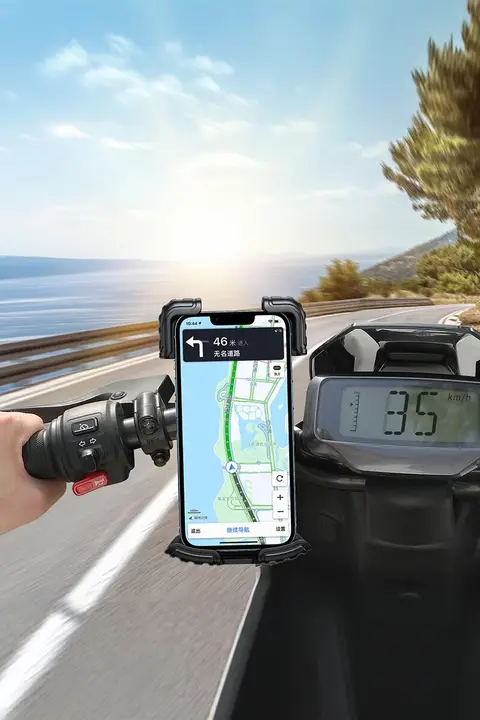 スマホホルダー 電動バイク バイク 自転車 防震 マウント