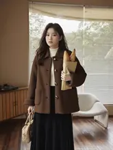 極上の柔らかさの羊羔絨コート【美拉德カラ―・春用・大きいサイズ・フード付き】（セットアップ対応）