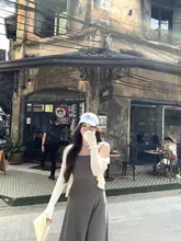 チックなデザインの薄手カーディガン【大きいサイズ対応・女性用】