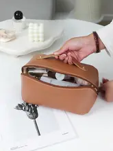 JOJO'S L. PD.drawing 大容量トラベル洗面用具ポーチ【手提げ・黒】