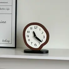 目覚まし時計 ヴィンテージ ユニークな丸型 卓上インテリア 置物 玄関 リビング オフィス おしゃれ