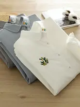 カレッジ風スイートバニー刺繍ボトムシャツ