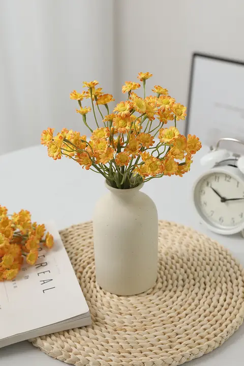 可愛い雛菊の造花ブーケ【インテリア装飾・リビング・ダイニング・寝室用】