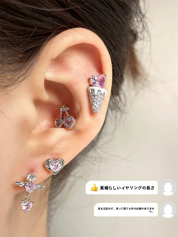 ノンホールピアス パーツをどう選ぶ？医学用チタン製の「ピンクの愛のデザイン」が解決する3つの悩み