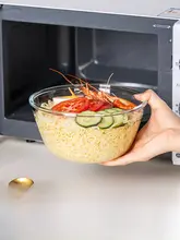 透明ガラスボウル 大型 キッチン用 ベーキング 生地作り 卵を泡立てる サラダ 耐熱性 電子レンジ適応