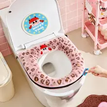 冬用防水トイレマット【厚手・極上の柔らかさ・毛羽立ち防止】