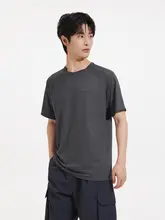 半袖Tシャツ メンズ 無地 テクスチャー 接触冷感 快適 シンプル 着回し ベーシック 夏