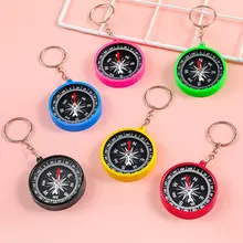 子供用ミニアウトドアキーホルダー型コンパス【学習用品・科学教育用】