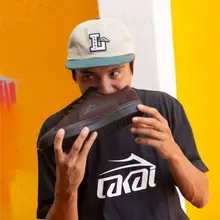 Lakai Flacoスケートボードシューズ耐摩耗性フロスティドレザー