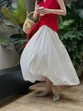 TOP フレンチアシンメトリープリーツスカート
