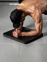 FitterGear バランスマット 厚手 トレーニング プランク アブローラー用 膝当て 肘当て フィットネス 筋トレ サポートパッド