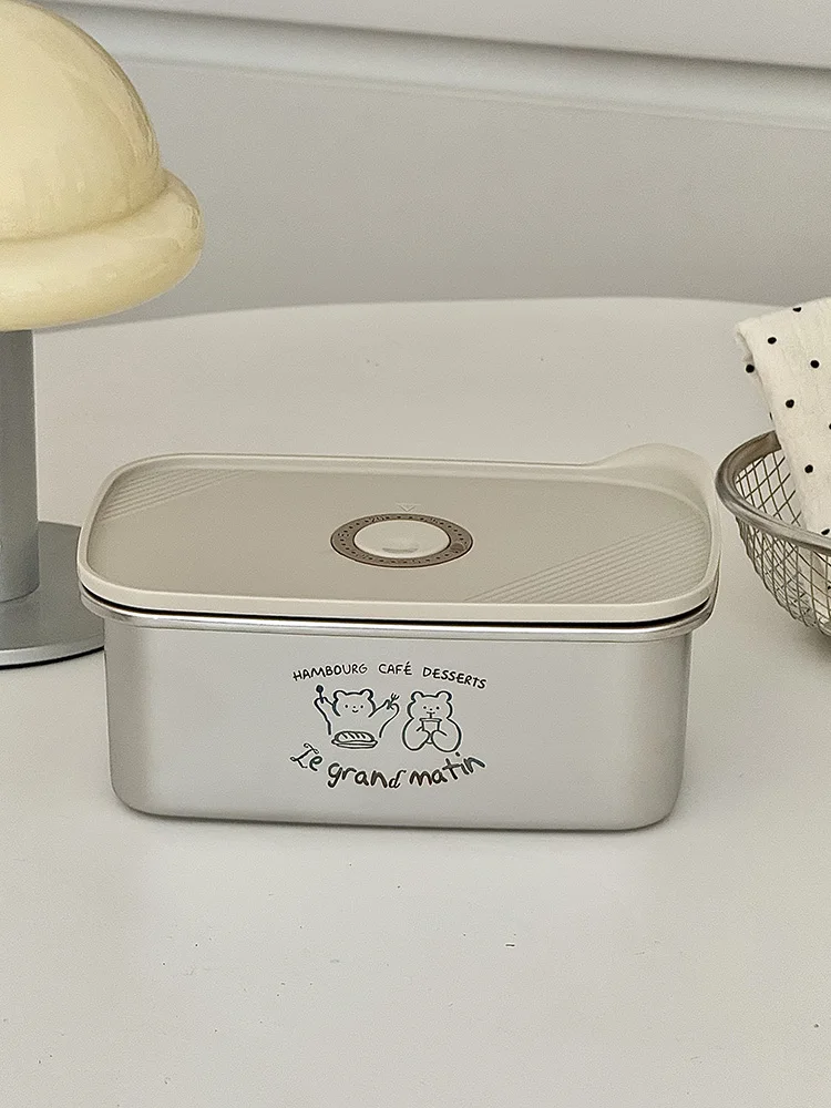 かわいいクマデザインのステンレス製保温弁当箱：フルーツ・密封容器の実用性と耐久性解析