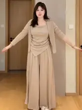 春用 レディースカーディガン【トレンドのレイヤードスタイル・ゆったりシルエット・防晒効果】（セットアップ対応）