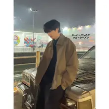 ヴィンテージブランケットカラー メンズジャケット【春用・韓国風・ブレザー風デザイン・アメリカンスタイル】