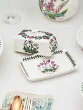欧州風 陶製アフタヌーンティープレート【花柄・ティーセット対応】