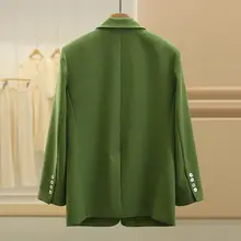 シンプルな一粒ボタンのジャケット【職業用・カジュアル】（セットアップ対応）