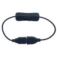 スイッチ付きUSB延長コード【車載ドライブレコーダー用・汎用タイプ・LEDライト・電源供給】
