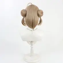 NPCキャラクター用コスプレウィッグ【分体式・赤豆・飲茶風】（セットアップ対応）