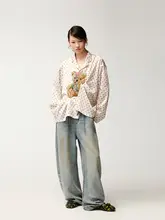 ウォッシュデニムパンツ【夏用・ストレートフィット】