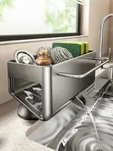 キッチン収納ラック【水切り機能付き・多機能・シンク周り用】