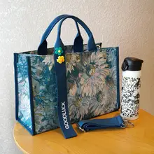 多層構造の大容量防水トートバッグ【A4対応・ランチバッグ・ショルダー付き】