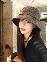 レディース 春夏用 レオパード柄のリボン付きバケットハット【カジュアル・薄型・ソフト】