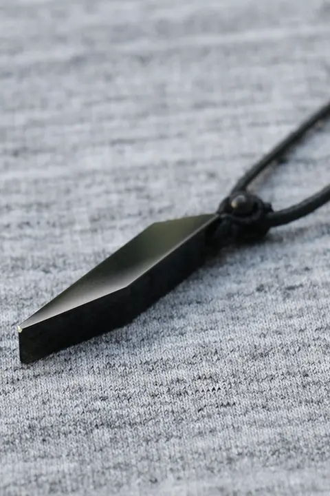 ネックレス ペンダント メンズ レディース 天然黒曜石 上品 おしゃれ ギフト プレゼント 記念日