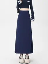 グレーのスーツ百褶スカート【ハイウエスト・Aライン・中長丈・女性用】