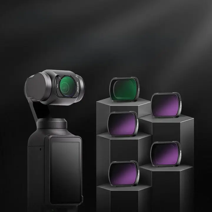 NEEWER カメラ フィルターセット DJI Osmo Pocket 対応 マグネット式 CPL UV ND ブラックミスト 光害カット ワイドアングルレンズ Clarityシリーズ 「NEEWER」