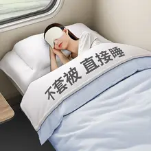 火車用の使い捨て寝具セット【一人用・無菌・汚れ防止】（セットアップ対応）