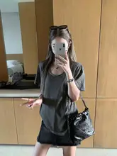 高腰デニムミニスカート【ブラック・毛羽立ちデザイン・夏用・女性用】