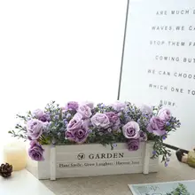 フェイクグリーン 造花 観葉植物 フェンス フラワーアレンジメント 置物 室内 インテリア ホテル ウィンドウディスプレイ