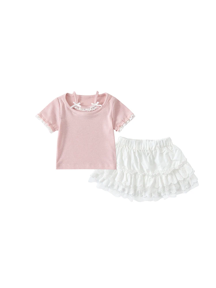 130センチの女の子に合う服は？夏用の蝶結びトップスと花柄スカートセットがベストな理由
