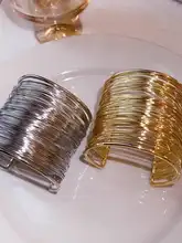 ハンドメイド メタル製 レースデザインのブレスレット【女性用・独特なスタイル・腕周りのアクセサリー】