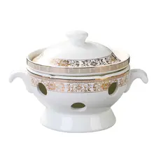 陶器製 蠟燭温熱用食器セット【保温多機能・燕窩炊飯器・一人用】