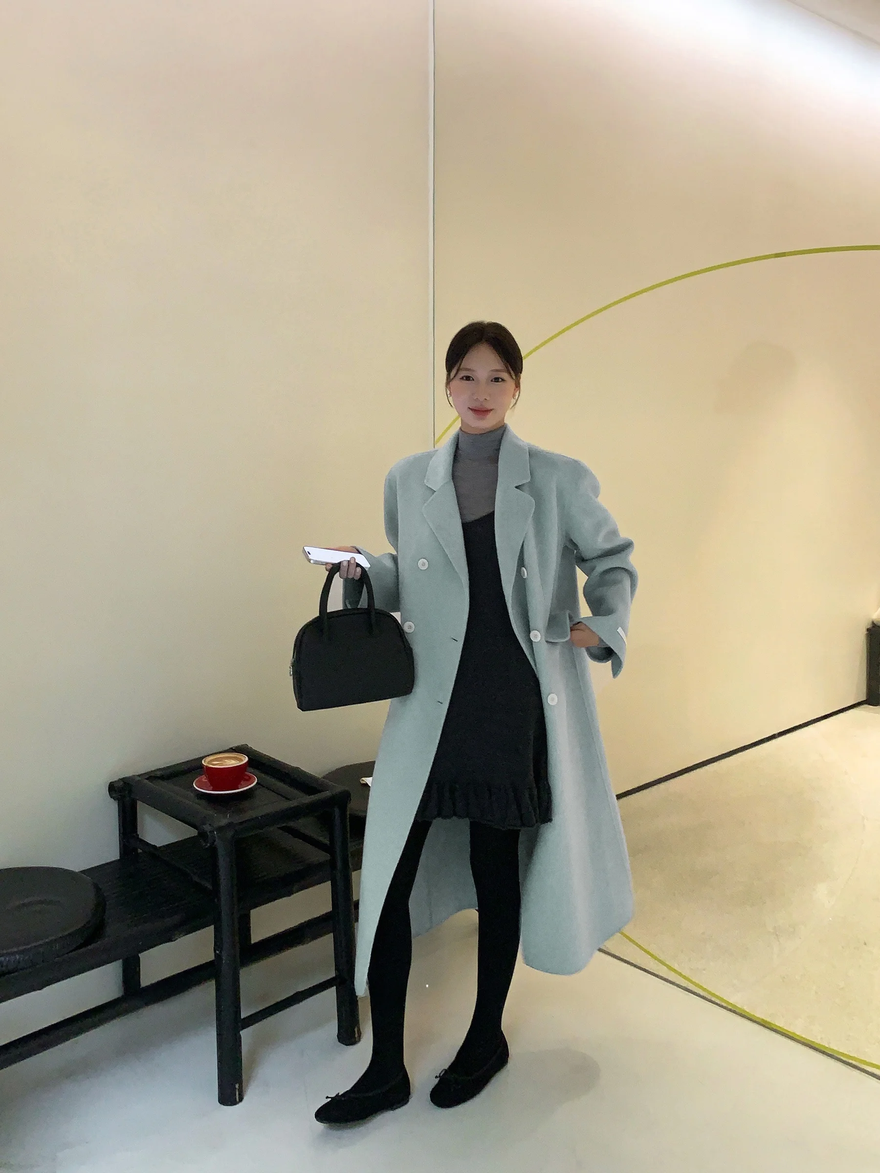 大花模様のリリィアン フック付きフリルドレス：ハンド・メード韓国風の秋冬着用実態と価値分析