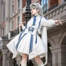 星辉騎士風ゴシックスタイルの軍装コスチューム【ロリータ風・ヴィンテージデザイン】（セットアップ対応）