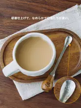 SHUEHO ミニスチール製コーヒースプーン【ハニー＆ジャム用・長柄・デザイン性に優れた】