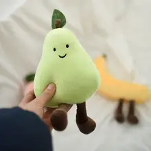 ぬいぐるみ クッション ナス バナナ 桃 ふわふわ かわいい 添い寝 卓上インテリア キッズ 男の子 女の子 ギフト