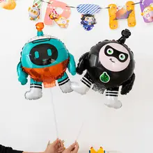 誕生日パーティー用キャラクター気球装飾【子供向け・ゲーム雰囲気・背景用】