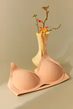 猫耳デザインのバルコニー型ブラジャー【薄手・ノンワイヤー・バックシームレス】