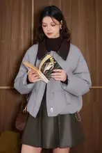 ショートダウン レディース スクエアネック ホワイトダックダウン あったか インスタ映え 冬