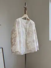 新しい中国風オーガンジージャケット女性の春夏薄い