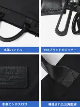 ビジネス用ナイロンバッグ【大容量・シンプルデザイン・通勤・肩掛け・斜め掛け対応】