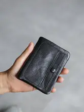 メンズウォレット 本革 牛革 シボ加工 ヴィンテージ 大容量 短財布 免許証ケース カードケース 小銭入れ ビジネス